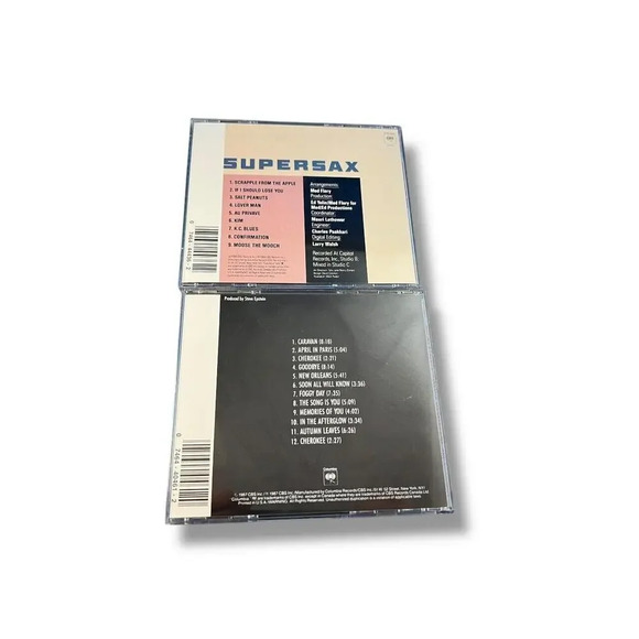 Lot of 2 CD Marsalis Standard Time, Vol. 1 Music,  SUPERSAX STONE BIRD, 1987-88 - Picture 5 of 8